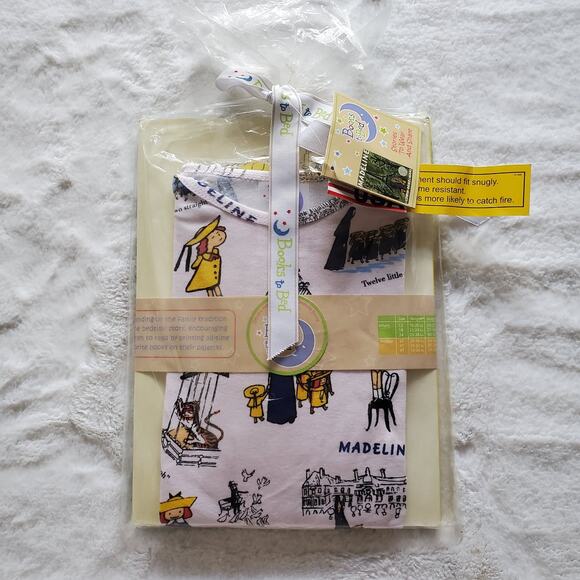 Books to Bed Madeline Story Book and 12M Pajamas Read Description - Picture 1 of 6